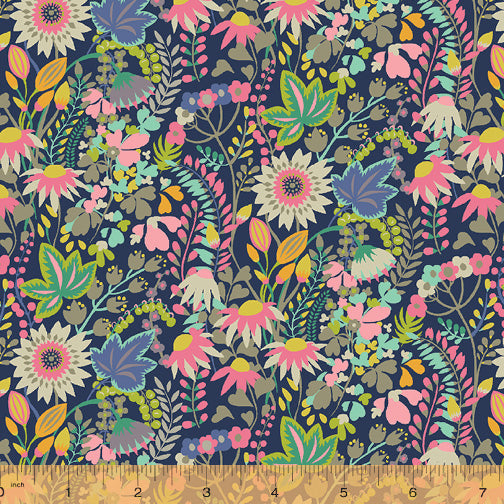 Solstice by Sally Kelly for Windham Fabrics - Flower Bed in Multi