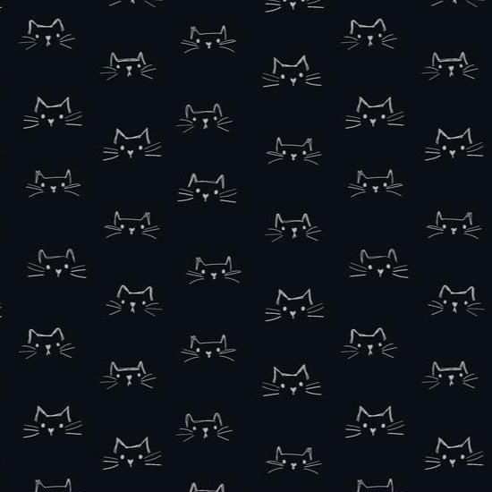 Mod Cat by Whistler Studios - Cat Faces in Black