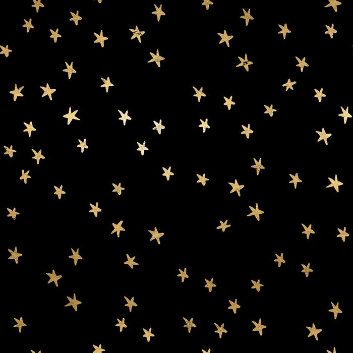 Alexia Abegg for Ruby Star Society - Starry in Black - Gold Metallic