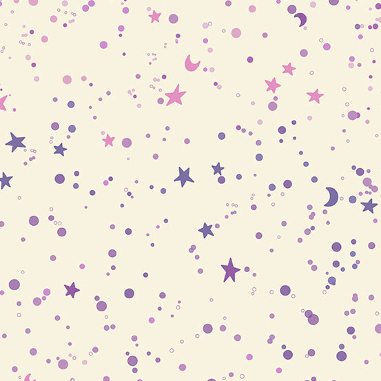 Astrologika by Eye Candy Quilts - Star Splatter in Unicorn