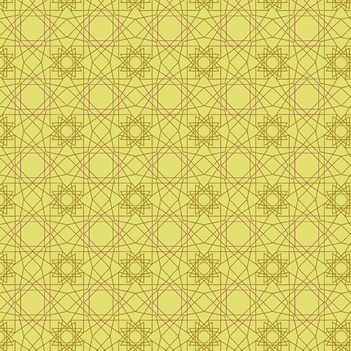 Astrologika by Eye Candy Quilts - Rattan in Spring Green
