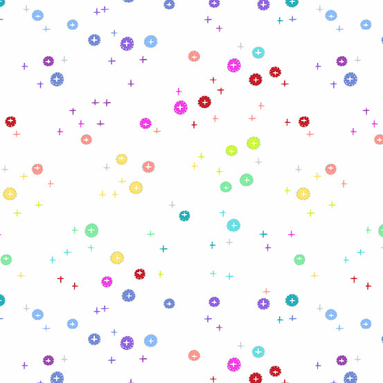 Andover Rainbow Sprinkles - Rainbow Buttons