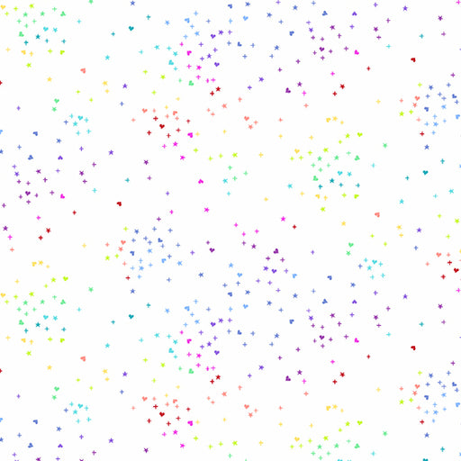 Andover Rainbow Sprinkles - Rainbow Heart Stars