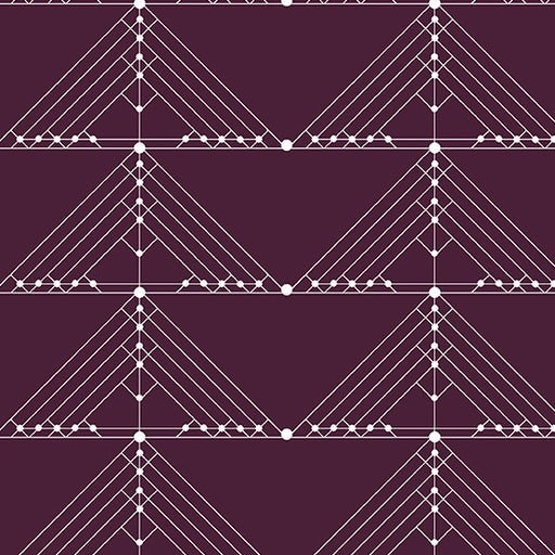 Century Prints Deco by Giucy Giuce - Geese in Aubergine