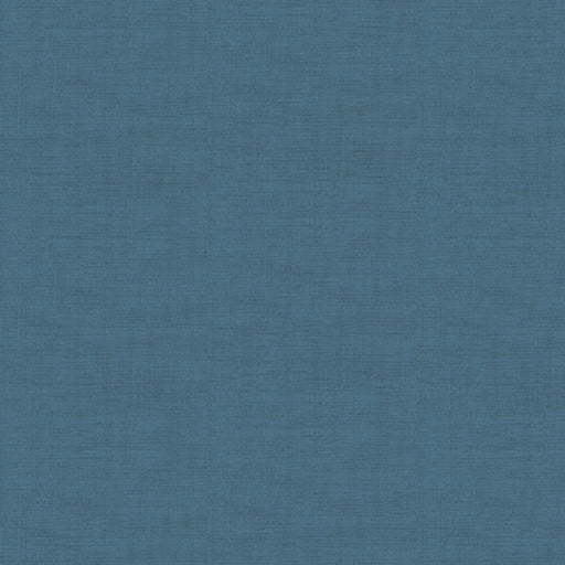 Makower Linen Texture Denim Blue