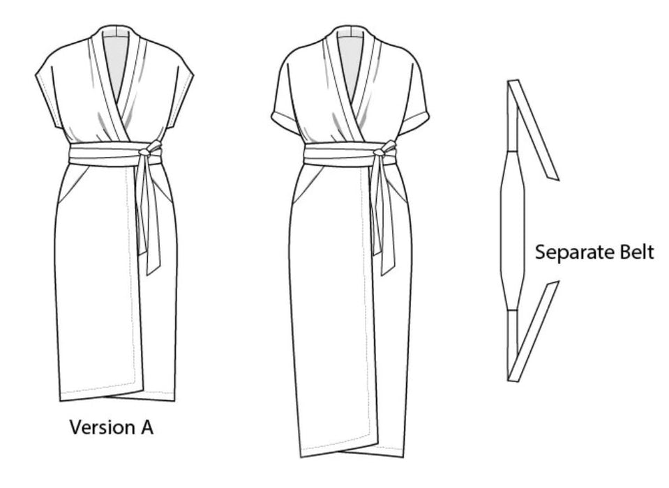 Sew House Seven - The Wildwood Wrap Dress Sewing Pattern