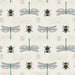 Lewis & Irene - The Botanist Cream Dragonfly and Bee
