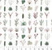 Desert Wilderness by Figo - Plant Grid on White