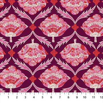 Glasshouse by Emily Taylor - Floral on Plum