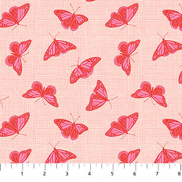 Glasshouse by Emily Taylor - Butterfly on Pink