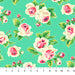Figo True Kisses by Heather Bailey - Roses in Turquoise