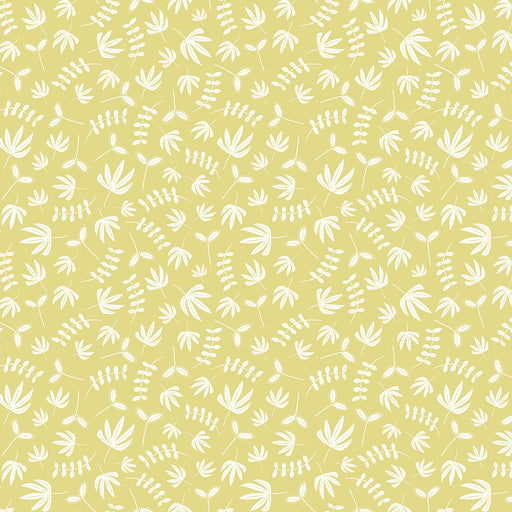 Karen Lewis Hand Stitched for Figo - Plants in Yellow