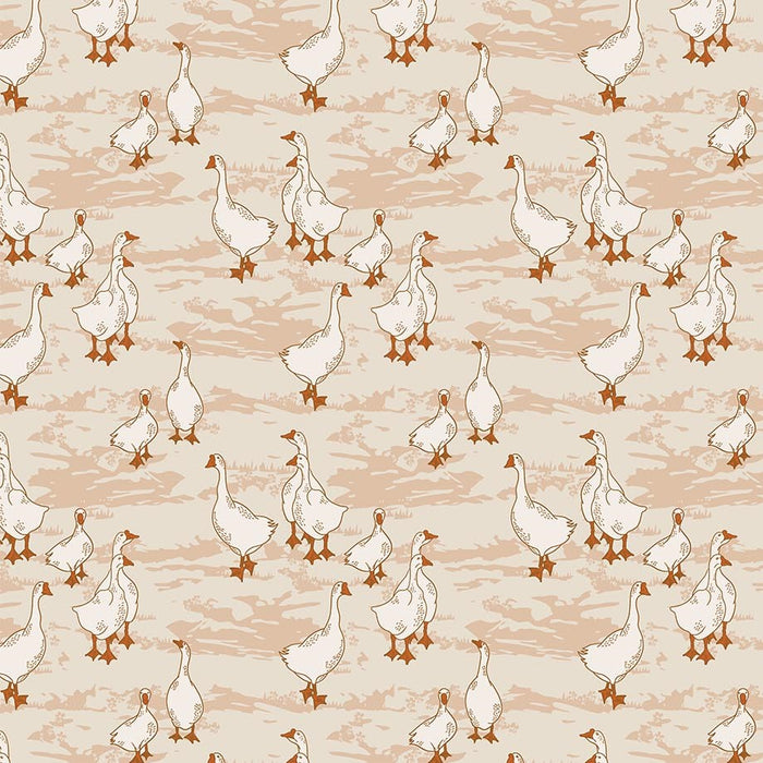 Wild Cottage by Holli Zollinger - Geese in Cream