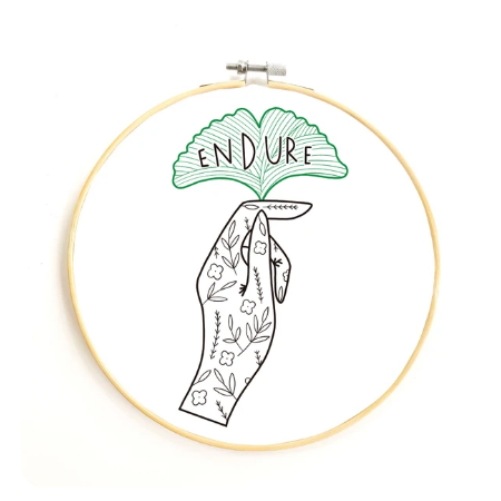 Gingiber Embroidery Kit - Endure