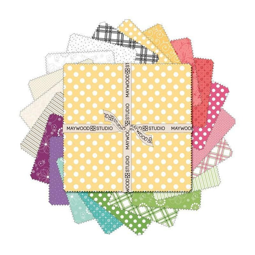Maywood Basics "Spring" - 10" square Charm Pack 42 pieces (layer cake)