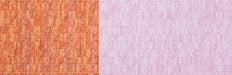 Carolyn Friedlander - Jetty - Tiles Single Border in Nectarine