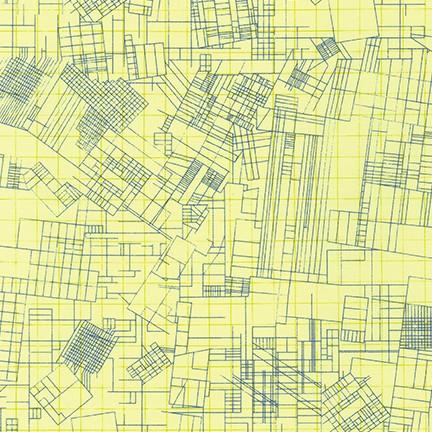 Carolyn Friedlander - Collection CF - Blueprint in Yellow