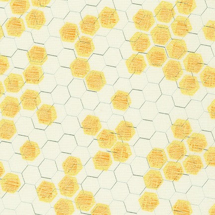 Spring Shimmer - Honeycomb in Vintage White