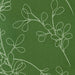 Spring Shimmer - Floral outline in Green