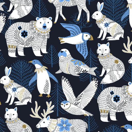 Arctic by Bethan Janine for Dashwood - Animals in Ink with Metallic Accent