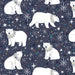 Arctic by Bethan Janine for Dashwood - Polar Bears in Navy