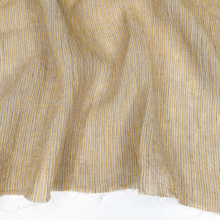 Athena Linen Stripe in Citrus