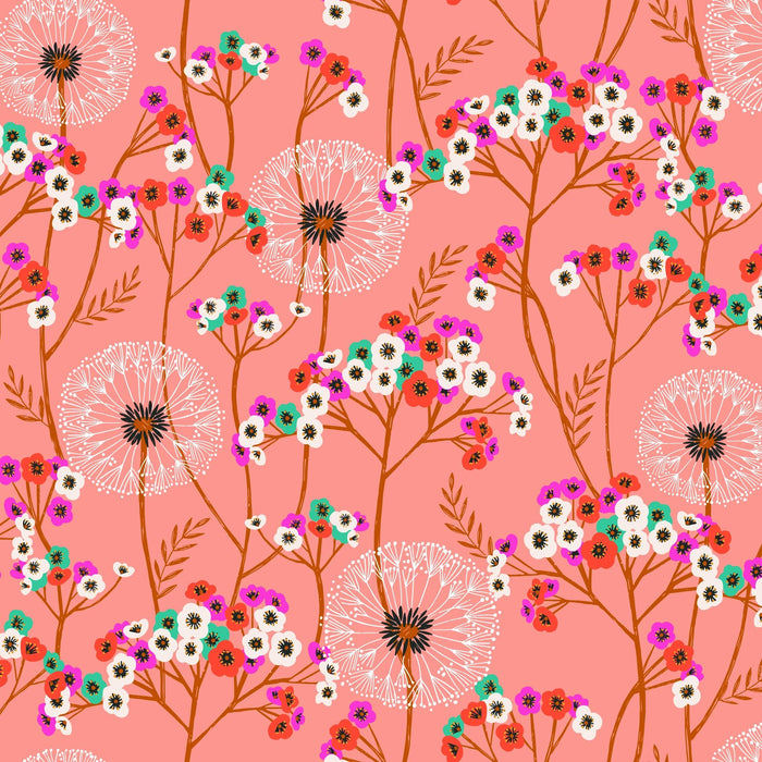 Dashwood Aviary by Bethan Janine - Dandelions in PInk