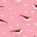Charley Harper Organic Cotton Barkcloth - Song Sparrow