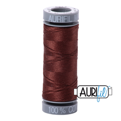 Aurifil Thread - 28wt 100% cotton  - small spool - 2360 Chocolate