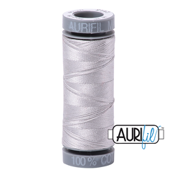 Aurifil Thread - 28wt 100% cotton  - small spool - 2615 Aluminium