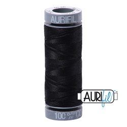 Aurifil Thread - 28wt 100% cotton  - small spool - 2692 Black