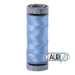 Aurifil Thread - 28wt 100% cotton  - small spool - 2720 Light Delft Blue