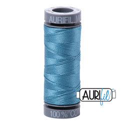 Aurifil Thread - 28wt 100% cotton  - small spool - 2815 Teal