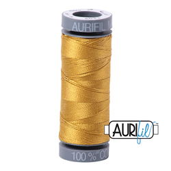 Aurifil Thread - 28wt 100% cotton  - small spool - 5022 Mustard