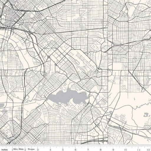 Destinations - Map in Cream
