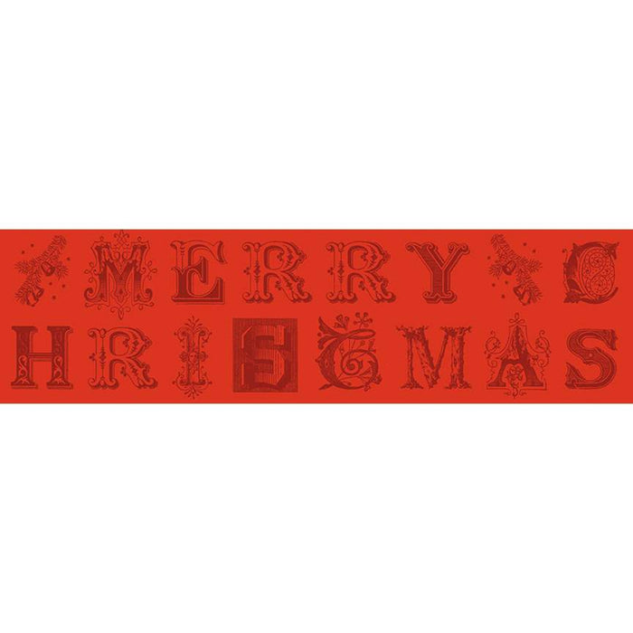 All About Christmas - Typography in Red