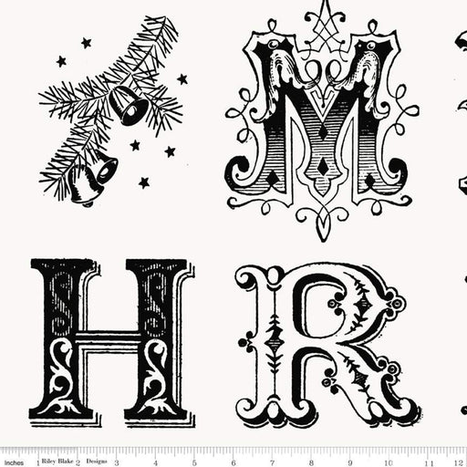 All About Christmas - Typography in White