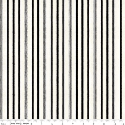 Snow Sweet - Candy Cane Stripe in Black