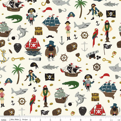 Pirate Tales Scatter in Cream