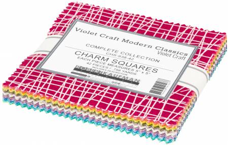 Violet Craft - Modern Classics New Colours - Charm Squares