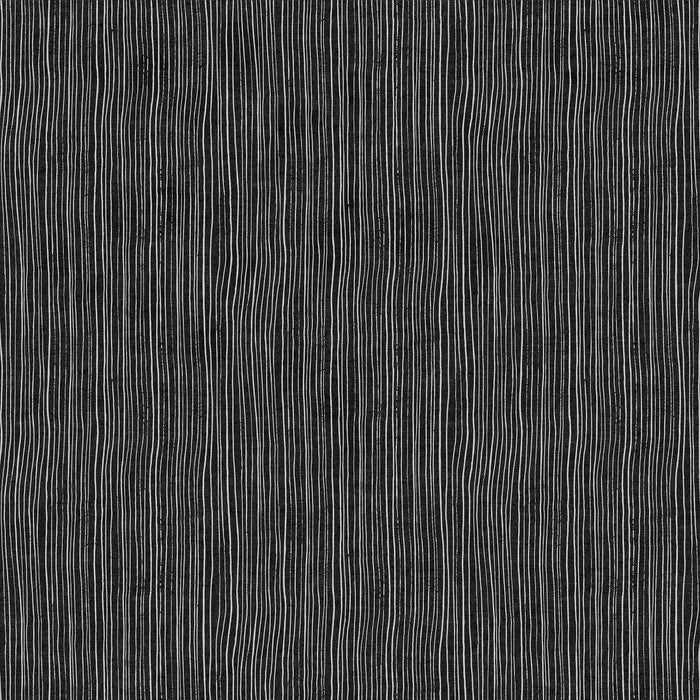 Figo Harmony Linen/Cotton blend - Stripes in Charcoal