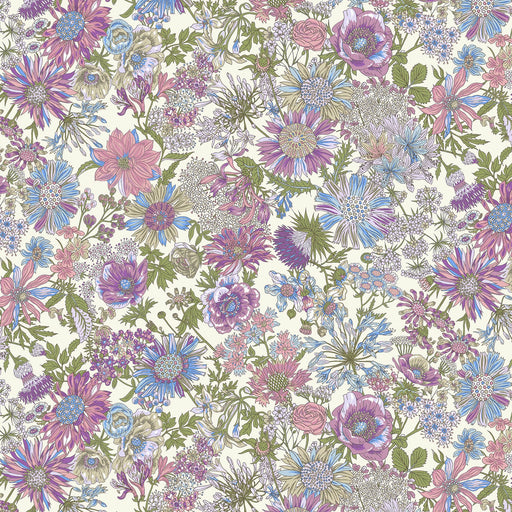 Cosmo Botanist Cotton Lawn - Purple