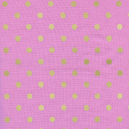 Wonderland by Rifle Paper Co. - Caterpillar Dots Pink Metallic