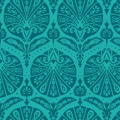 Decadence - Katarina Roccella - Coquille Damask in Teal