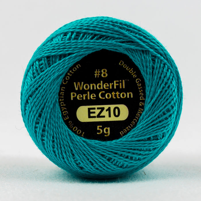 Wonderfil Eleganza Perle Cotton 8wt. - Blue Lagoon 10