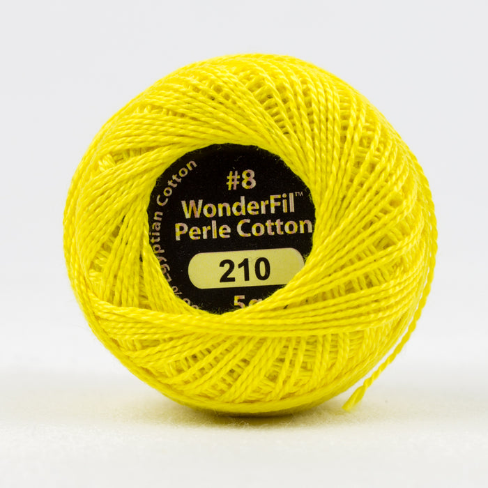 Wonderfil Eleganza Perle Cotton 8wt. - Lemon Peel 210