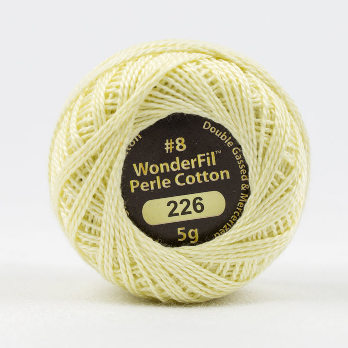 Wonderfil Eleganza Perle Cotton 8wt. - Dandelion Puff 226