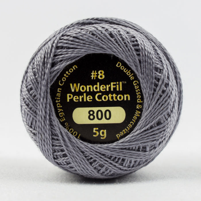 Wonderfil Eleganza Perle Cotton 8wt. - Brewing Storm 800