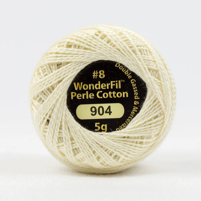 Wonderfil Eleganza Perle Cotton 8wt. - Cat's Cream 904