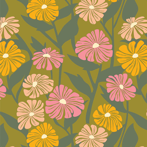 Art Gallery Fabrics - Flower Bloom - Growing Paths